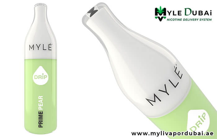 Myle Drip Prime Pear Disposable Device